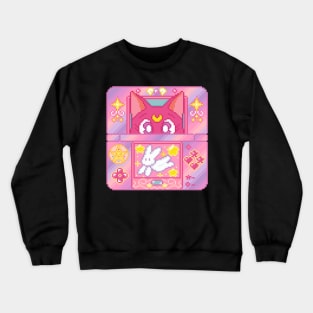 Anime Handheld Pixel Art Crewneck Sweatshirt